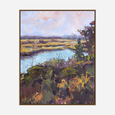 Wilmington Marsh Artist Enhanced Canvas Print by John Beard Collection - product image 7 for Resin Society