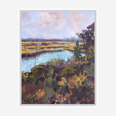 Wilmington Marsh Artist Enhanced Canvas Print by John Beard Collection - product image 5 for Resin Society