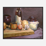 Wine Bottle Artist Enhanced Canvas Print by John Beard Collection - product image 5 for Resin Society