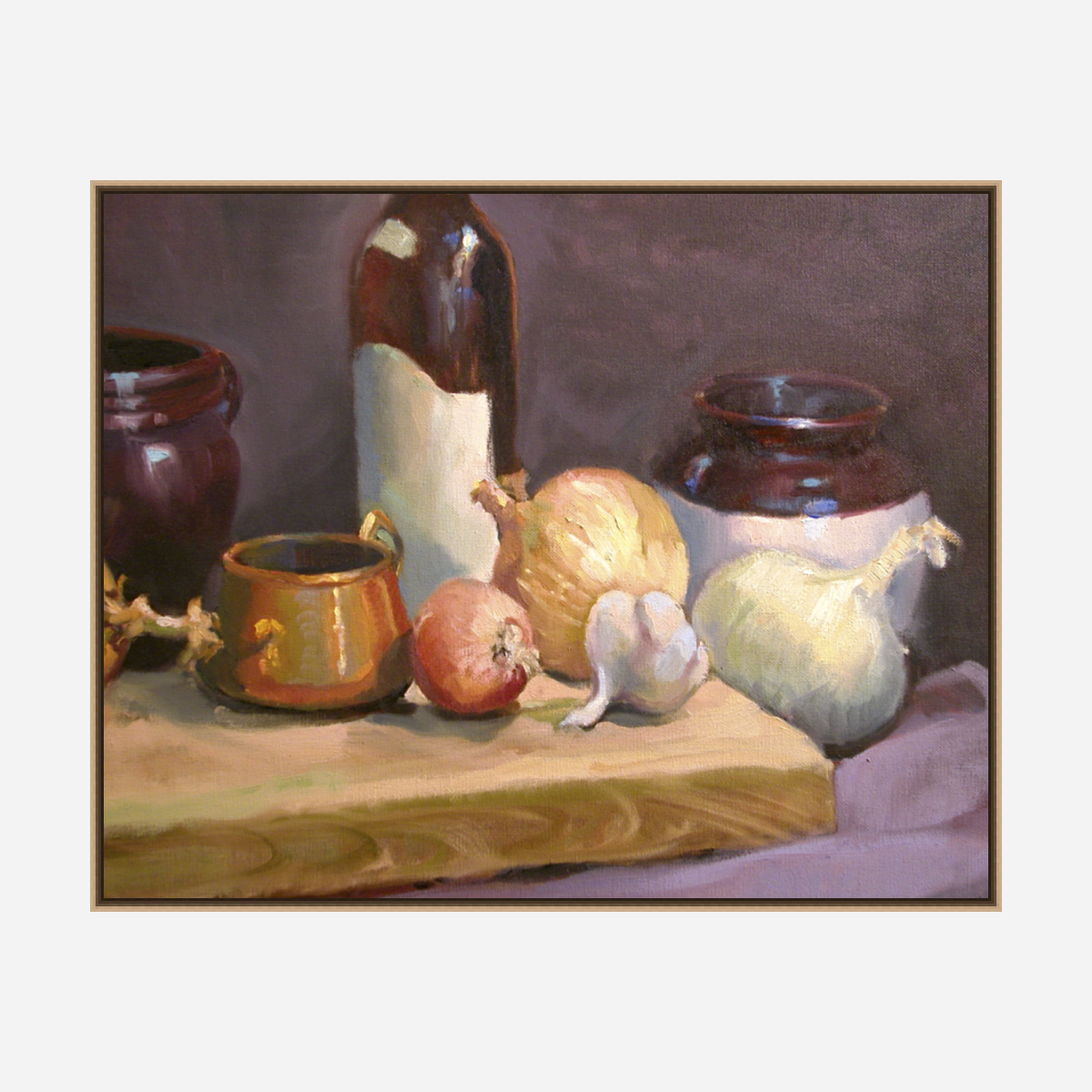 Wine Bottle Artist Enhanced Canvas Print by John Beard Collection - product image 8 for Resin Society