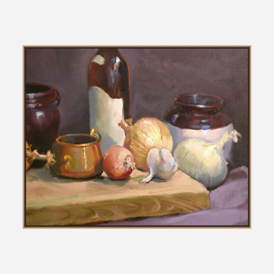 Wine Bottle Artist Enhanced Canvas Print by John Beard Collection - product image 8 for Resin Society