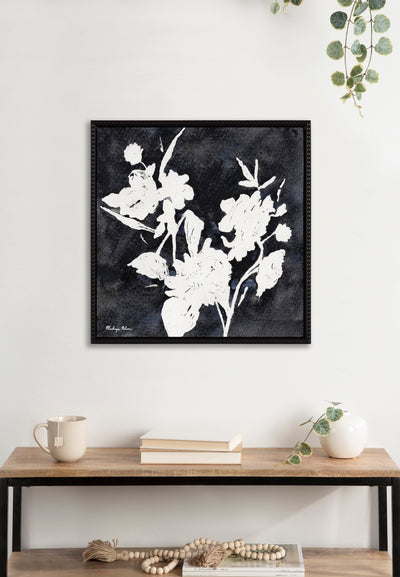 Sylvie Beaded Wildflowers Framed Canvas by Mackenzie Nelson
