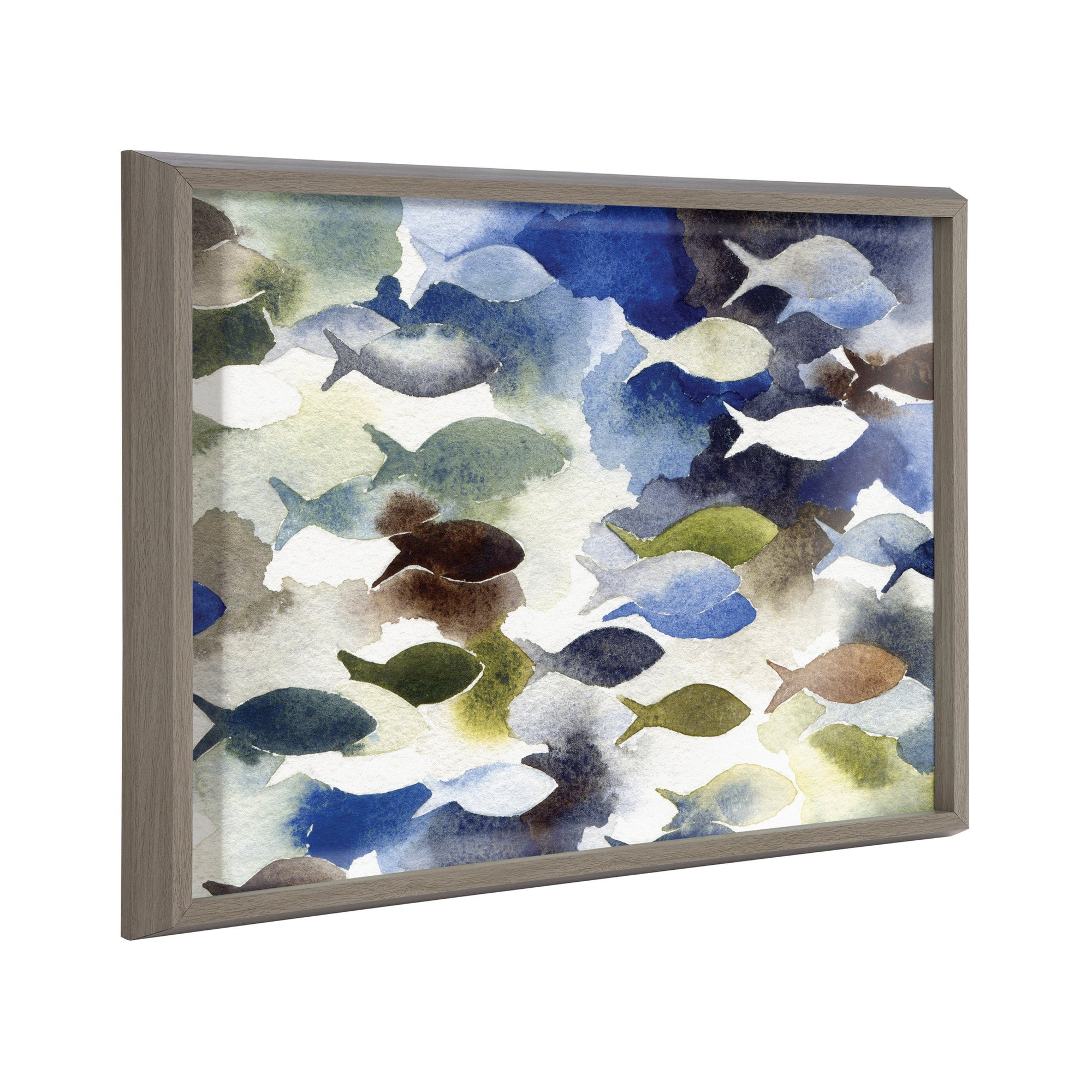 Blake Concurrent Framed Printed Glass by kateandlaurel - main product image for Resin Society