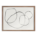 Blake 869 Going In Circles Framed Printed Glass by Teju Reval of by kateandlaurel - product image 2 for Resin Society