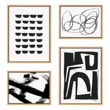 Sylvie Modern Abstract Framed Canvas Set by kateandlaurel - product image 8 for Resin Society