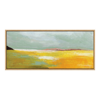 Sylvie Golden Root Lake Framed Canvas by Nikita Jariwala