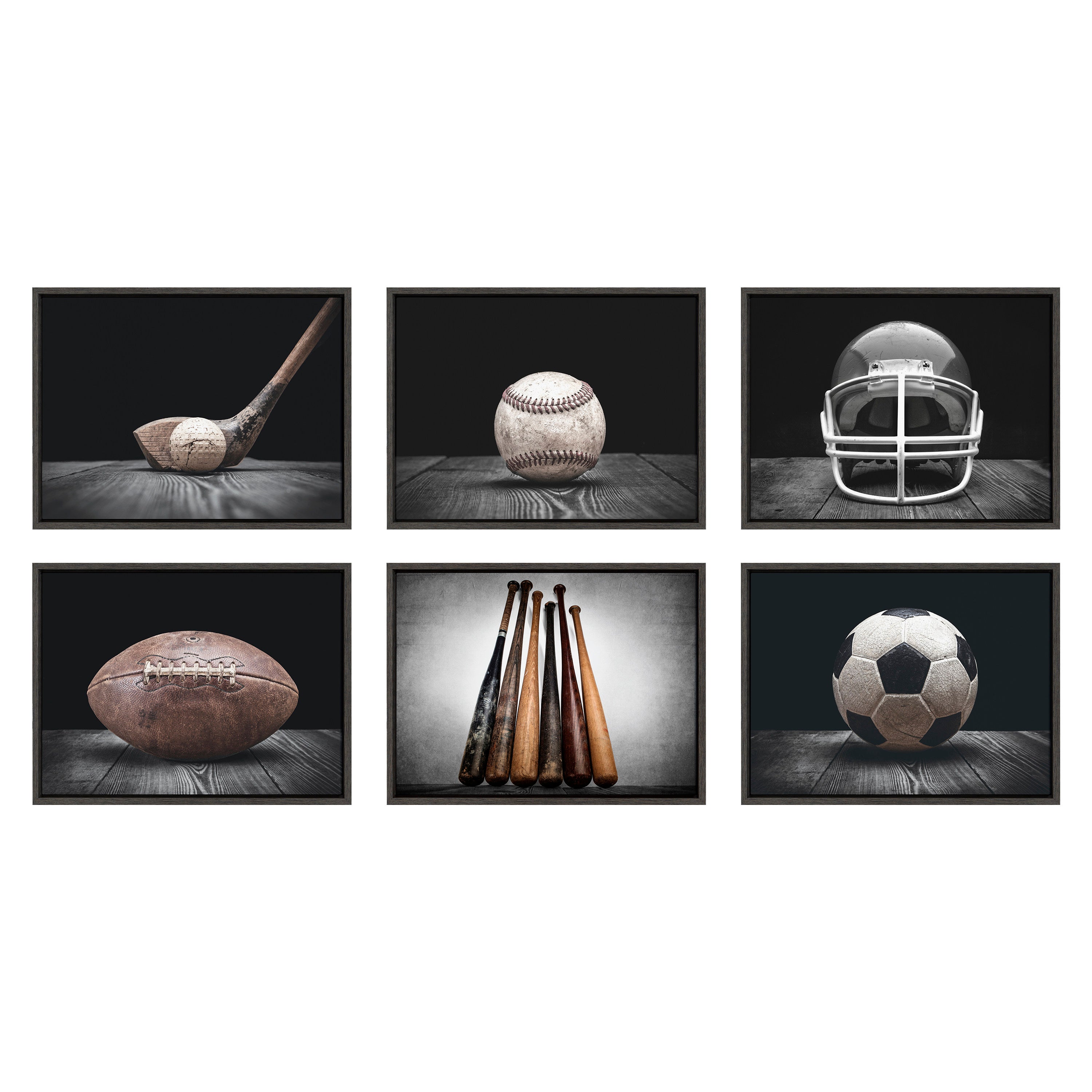 Sylvie Vintage Football Framed Canvas By Shawn St.
Peter