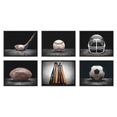Sylvie Vintage Football Framed Canvas By Shawn St.
Peter