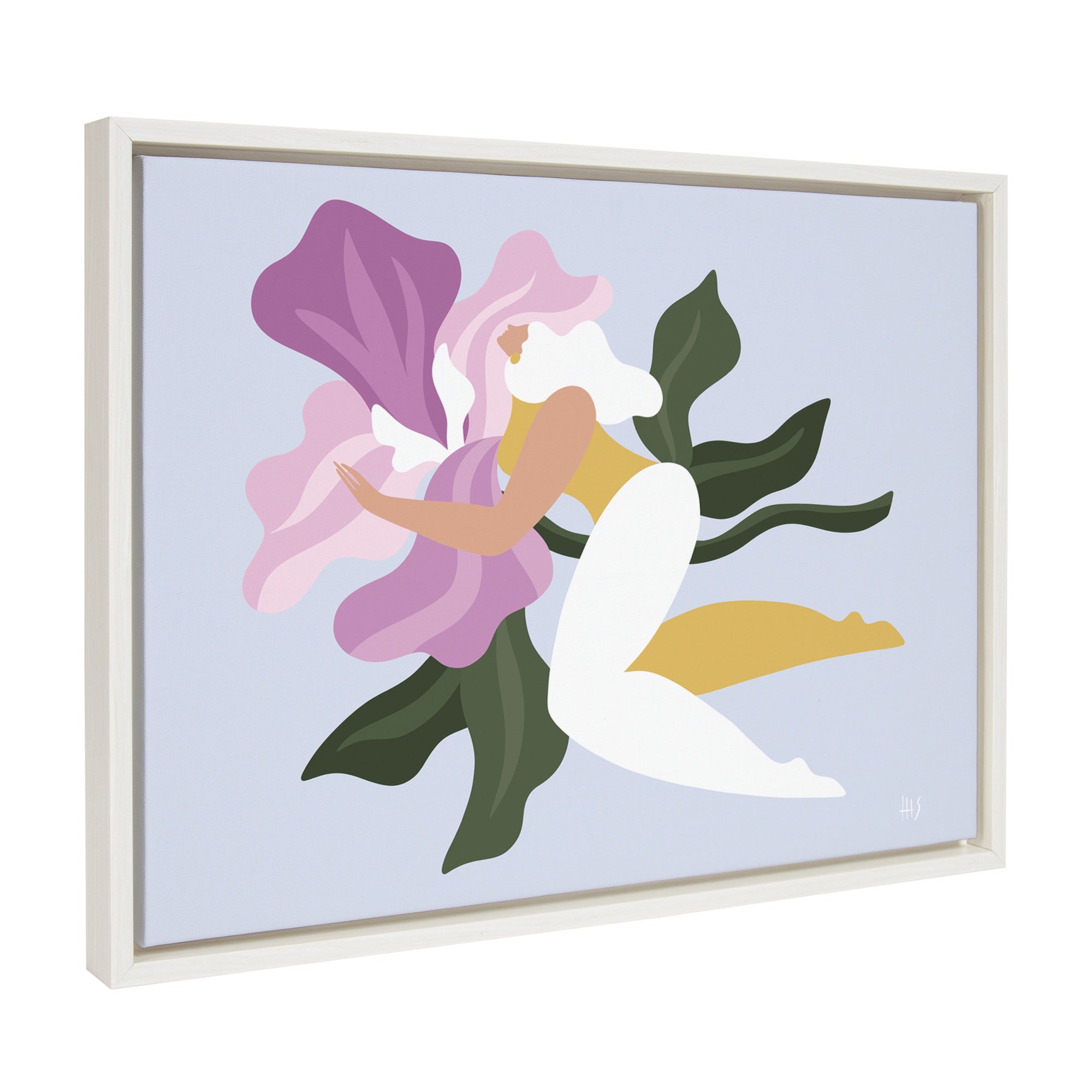 Sylvie How to Soar Framed Canvas by kateandlaurel - main product image for Resin Society
