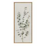 Sylvie Eucalyptus Botanical I Framed Canvas by The Creative Bunch Studio by kateandlaurel - product image 2 for Resin Society