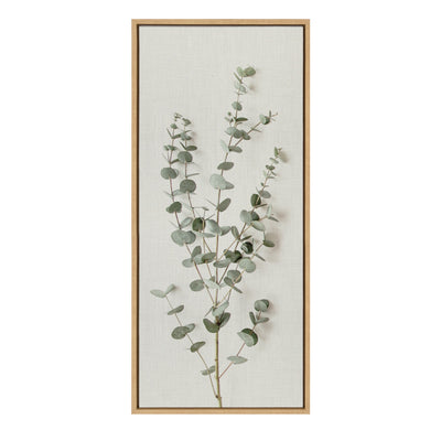 Sylvie Eucalyptus Botanical I Framed Canvas by The Creative Bunch Studio by kateandlaurel - product image 2 for Resin Society