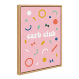 Sylvie Carb Club Framed Canvas by kateandlaurel - product image 2 for Resin Society