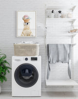 Sylvie Sorting Life Polar Bear 2 Framed Canvas by kateandlaurel - product image 4 for Resin Society