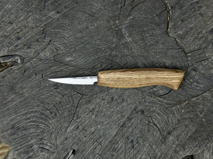 Wood Carving Sloyd Knife with 6.5 cm blade and ash wood handle by Sharky Forged Steel Tools