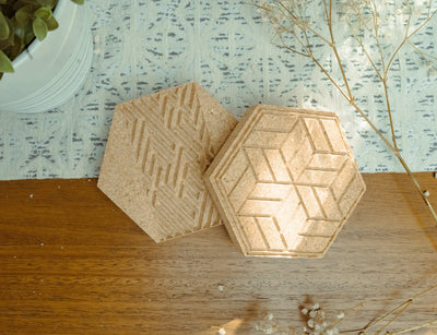 Handcrafted Coasters — Wood, Slate, Epoxy & Marble & Wood