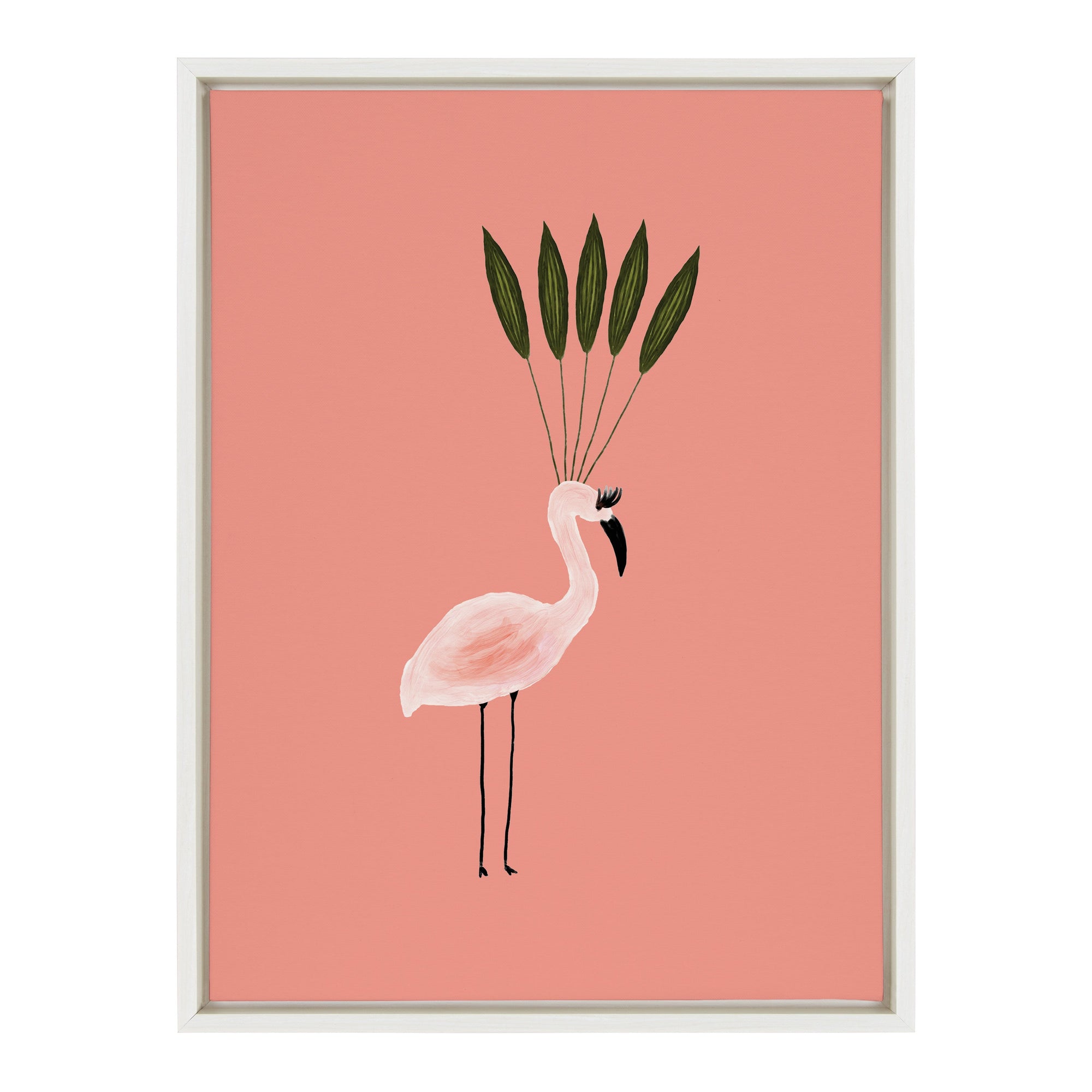 Sylvie Leaf Crown Framed Canvas by kateandlaurel - product image 9 for Resin Society