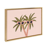 Sylvie Palm Trees And Sun Framed Canvas by kateandlaurel - product image 2 for Resin Society