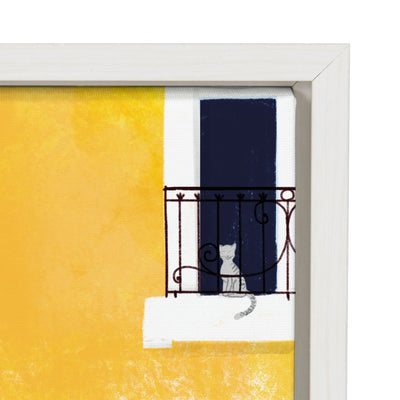 Sylvie Lisbon Framed Canvas by kateandlaurel - product image 3 for Resin Society