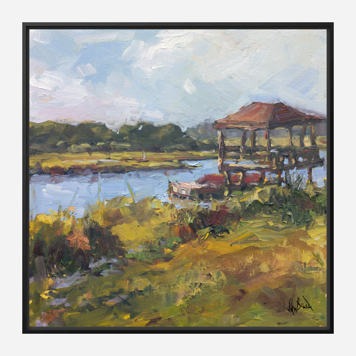 Wrightsville Artist Canvas Enhanced Print by John Beard Collection - product image 5 for Resin Society