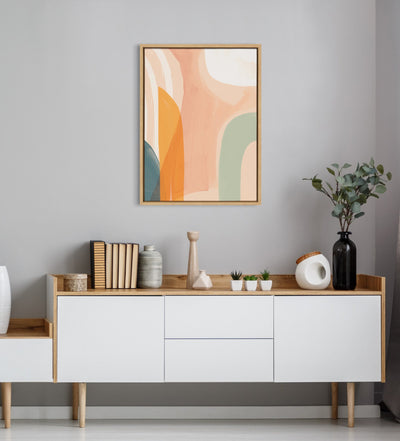 Sylvie Sunrise Over Marrakesh Framed Canvas by kateandlaurel - product image 7 for Resin Society