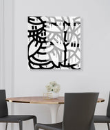 It Still Don't Matter if You're Black or White Floating Acrylic Art by kateandlaurel - product image 7 for Resin Society