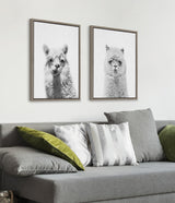 Sylvie Alpaca Portrait Set Framed Canvas By Simon Te by kateandlaurel - product image 6 for Resin Society