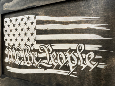 American Flag Gun Cabinet We The People Decorative and Secure Hidden by Bellewood Designs - product image 10 for Resin Society