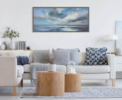 Sylvie The Tide Waits for No Man Framed Canvas by Nel Whatmore