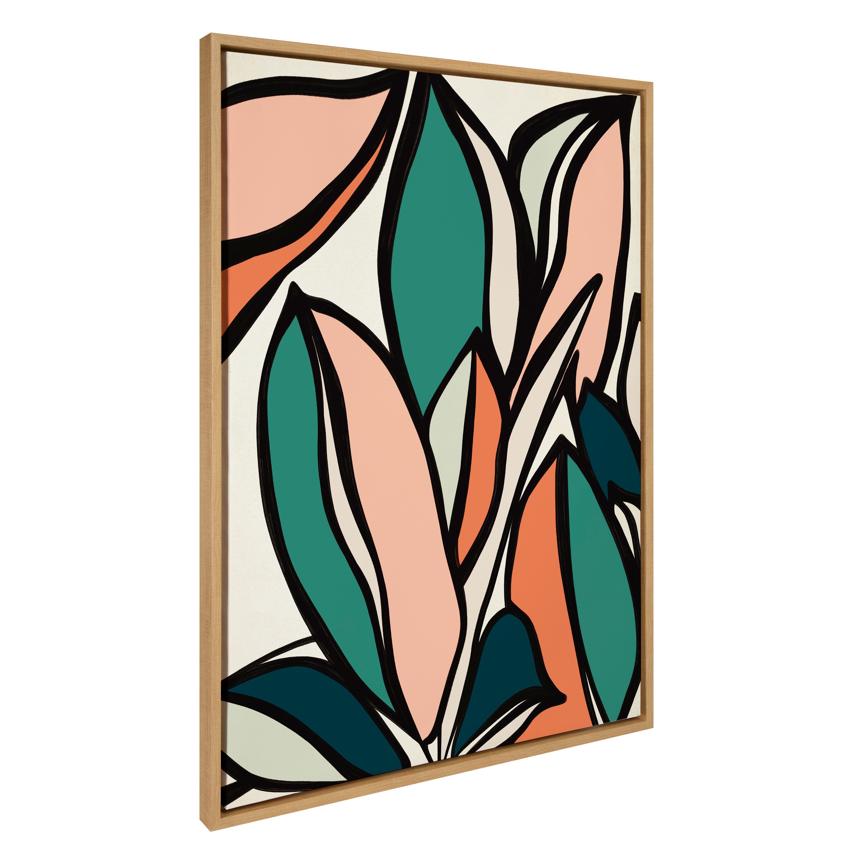 Sylvie Fanciful Ficus 2 Framed Canvas by Alicia Bock