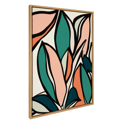 Sylvie Fanciful Ficus 2 Framed Canvas by Alicia Bock