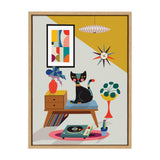 Sylvie Record Player Framed Canvas by kateandlaurel - product image 7 for Resin Society