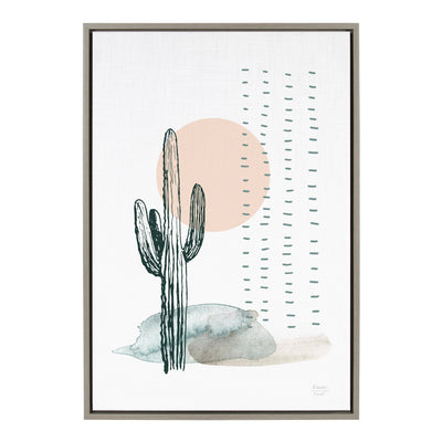 Sylvie Desert Cactus Framed Canvas by kateandlaurel - product image 8 for Resin Society