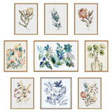 Sylvie Botanical Fern Indigo Framed Canvas by kateandlaurel - product image 4 for Resin Society