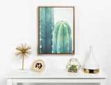Sylvie Cactus Framed Canvas by kateandlaurel - product image 5 for Resin Society
