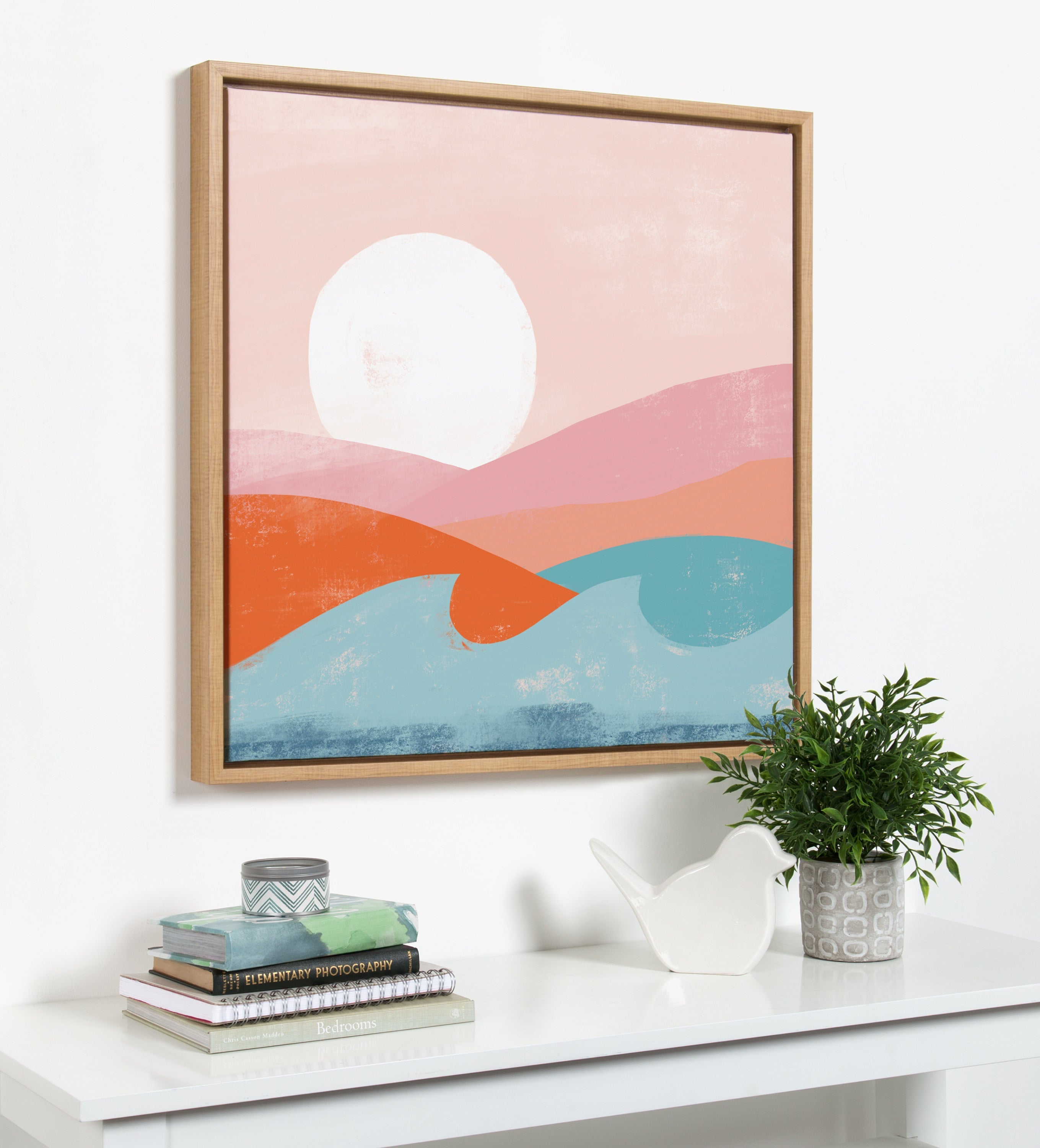 Sylvie Endless Summer Framed Canvas by kateandlaurel - product image 16 for Resin Society
