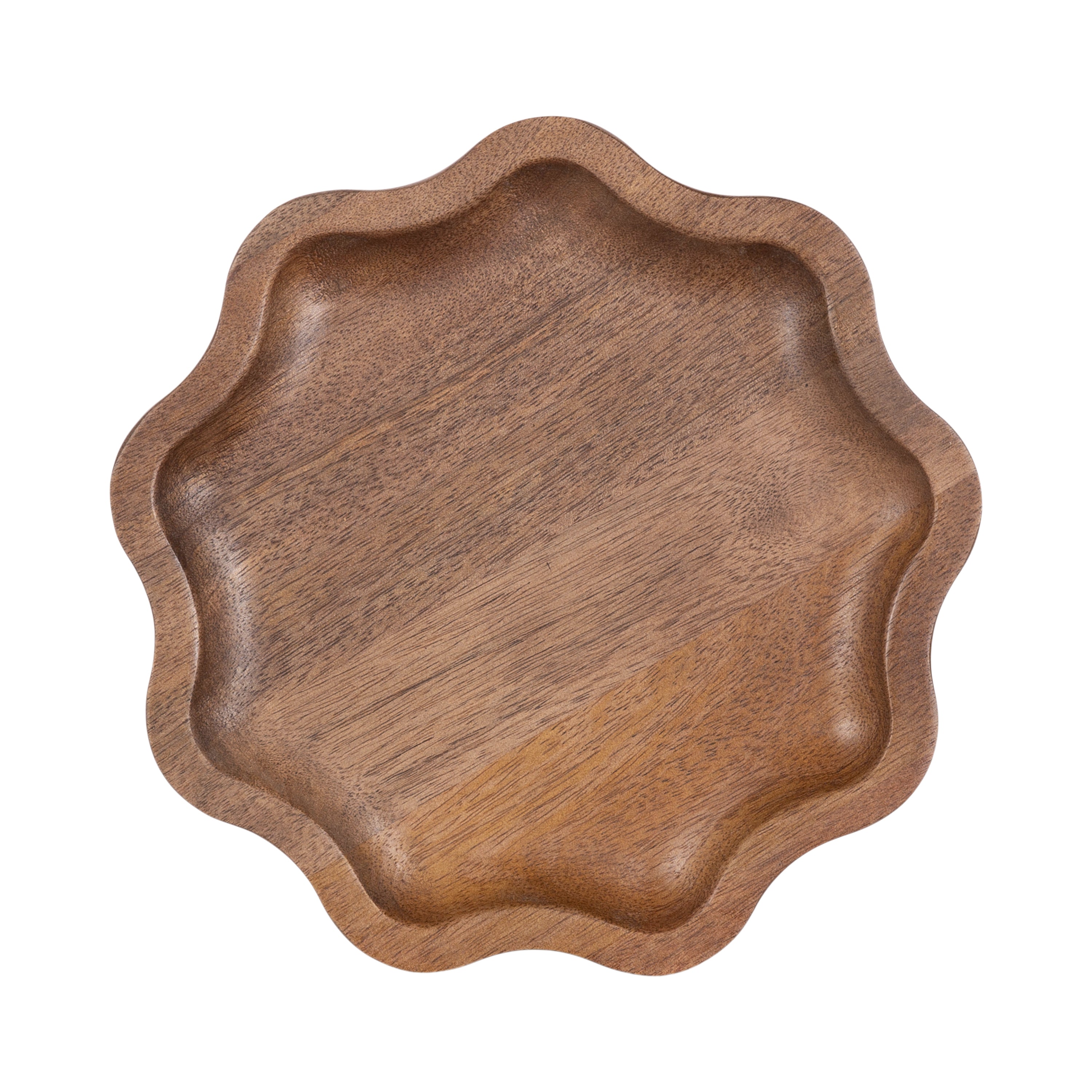 Alezar Scallop Wood Drink Table