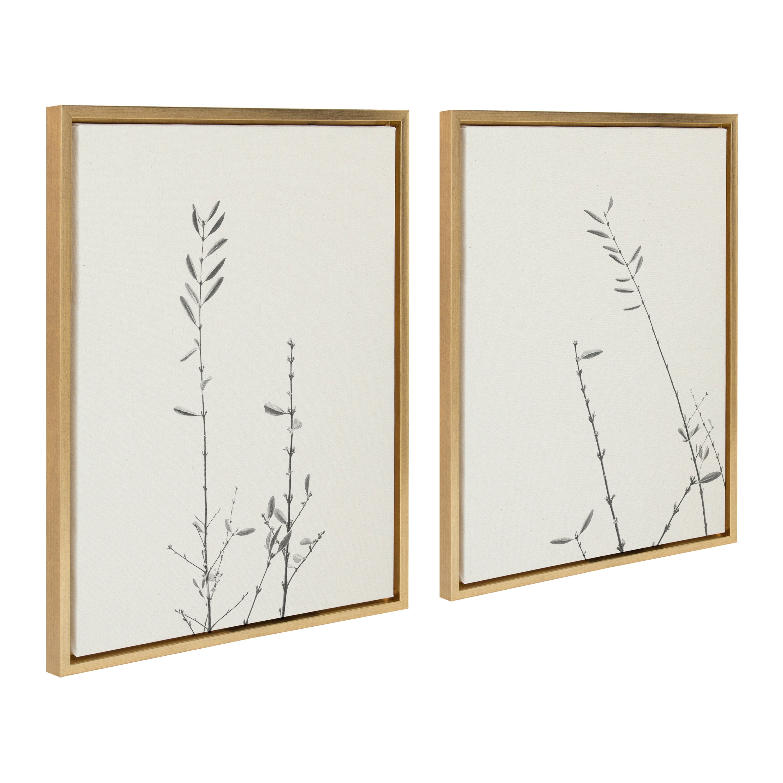 Sylvie Retro Tennessee Botanicals Framed Canvas by kateandlaurel - main product image for Resin Society