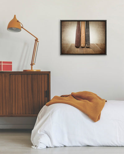 Sylvie Three Vintage Bats Framed Canvas by kateandlaurel - product image 7 for Resin Society
