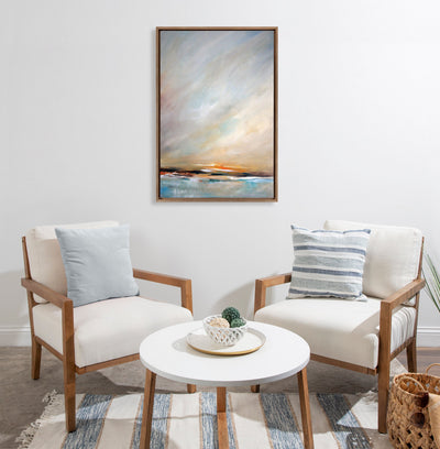 Sylvie Day's End Framed Canvas by Mary Sparrow