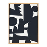 Sylvie Quiet Jungle 1 Framed Canvas by kateandlaurel - main product image for Resin Society