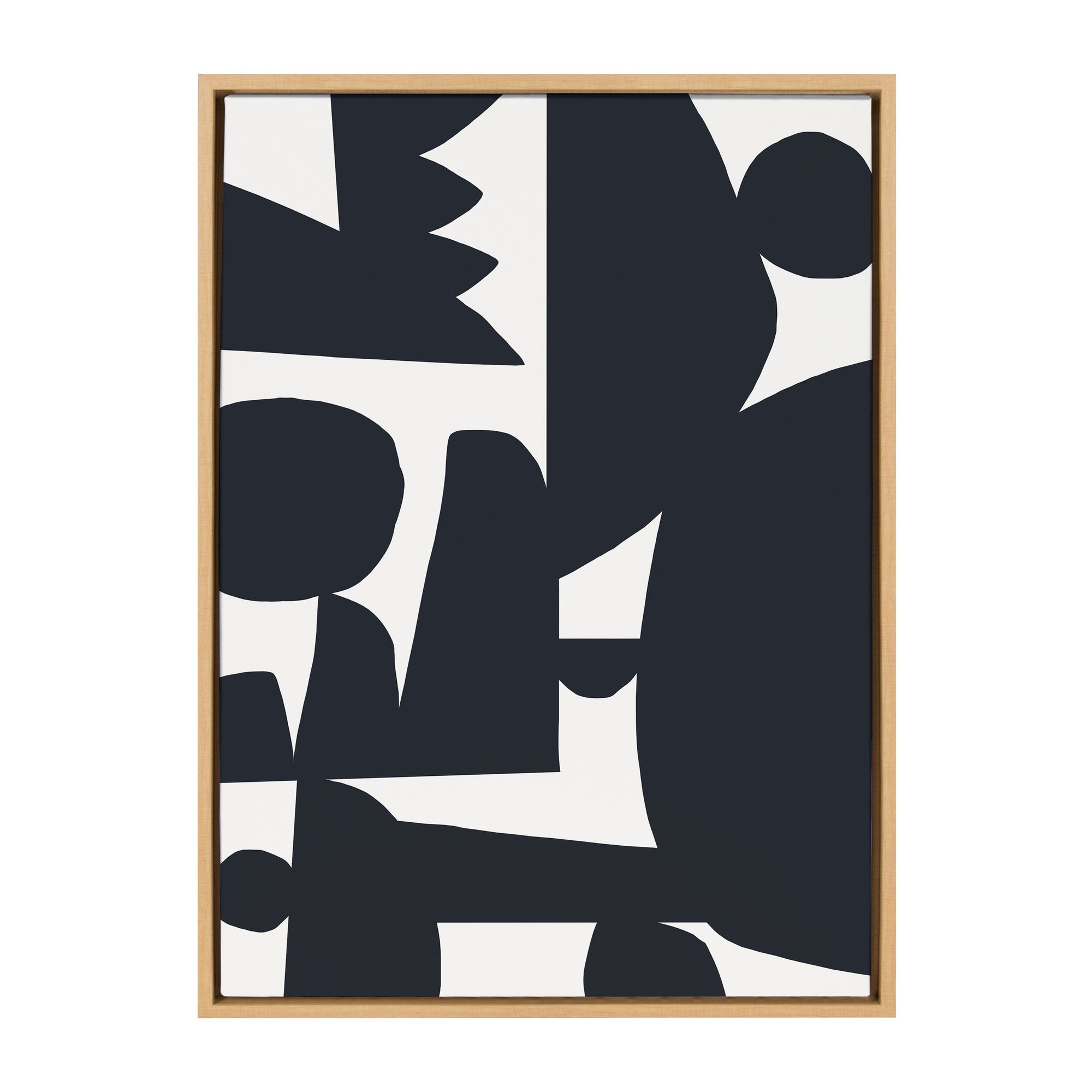 Sylvie Quiet Jungle 1 Framed Canvas by kateandlaurel - product image 10 for Resin Society