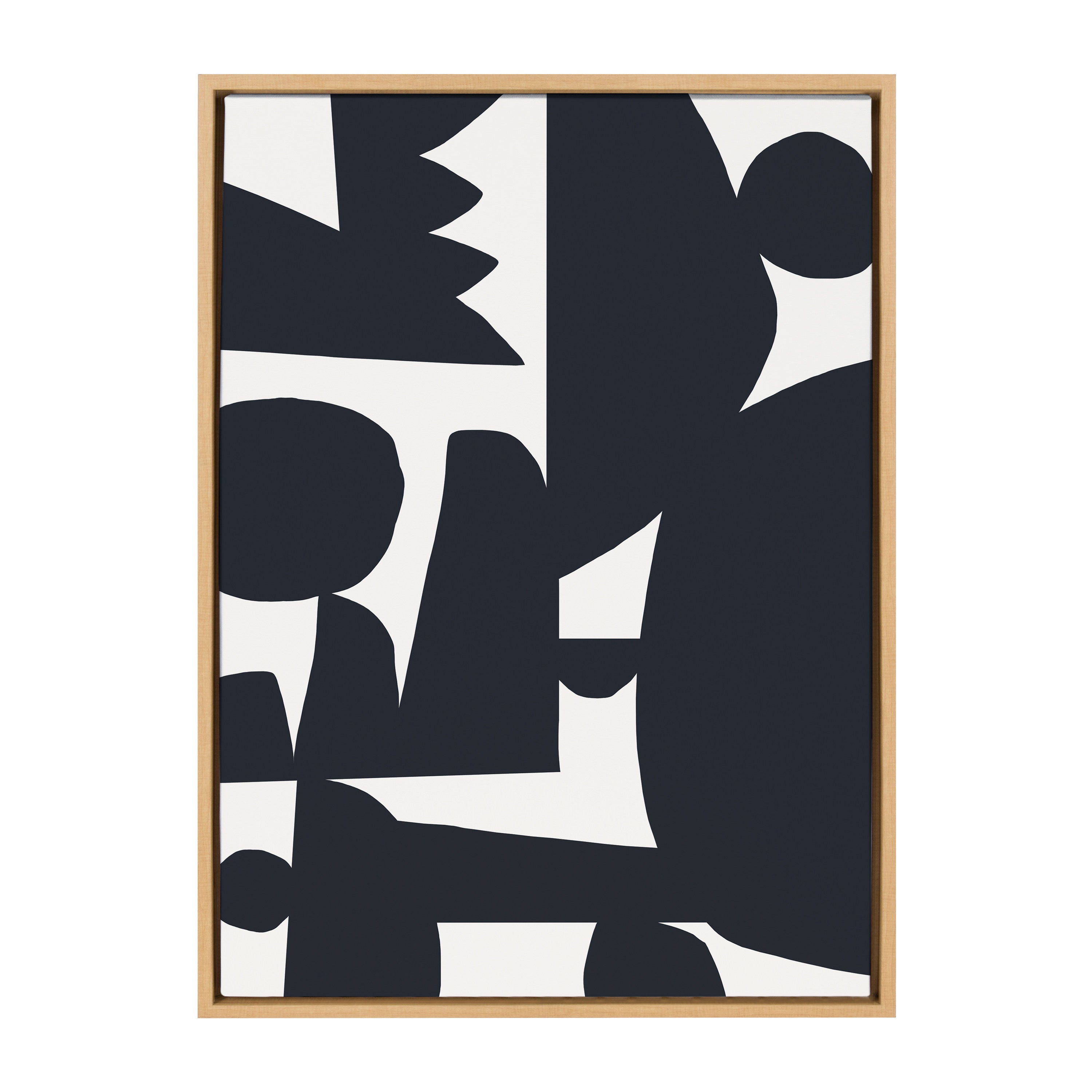 Sylvie Quiet Jungle 1 Framed Canvas by kateandlaurel - product image 10 for Resin Society