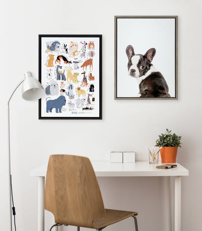 Sylvie Animal Studio French Bulldog Framed Canvas by Amy Peterson Art Studio