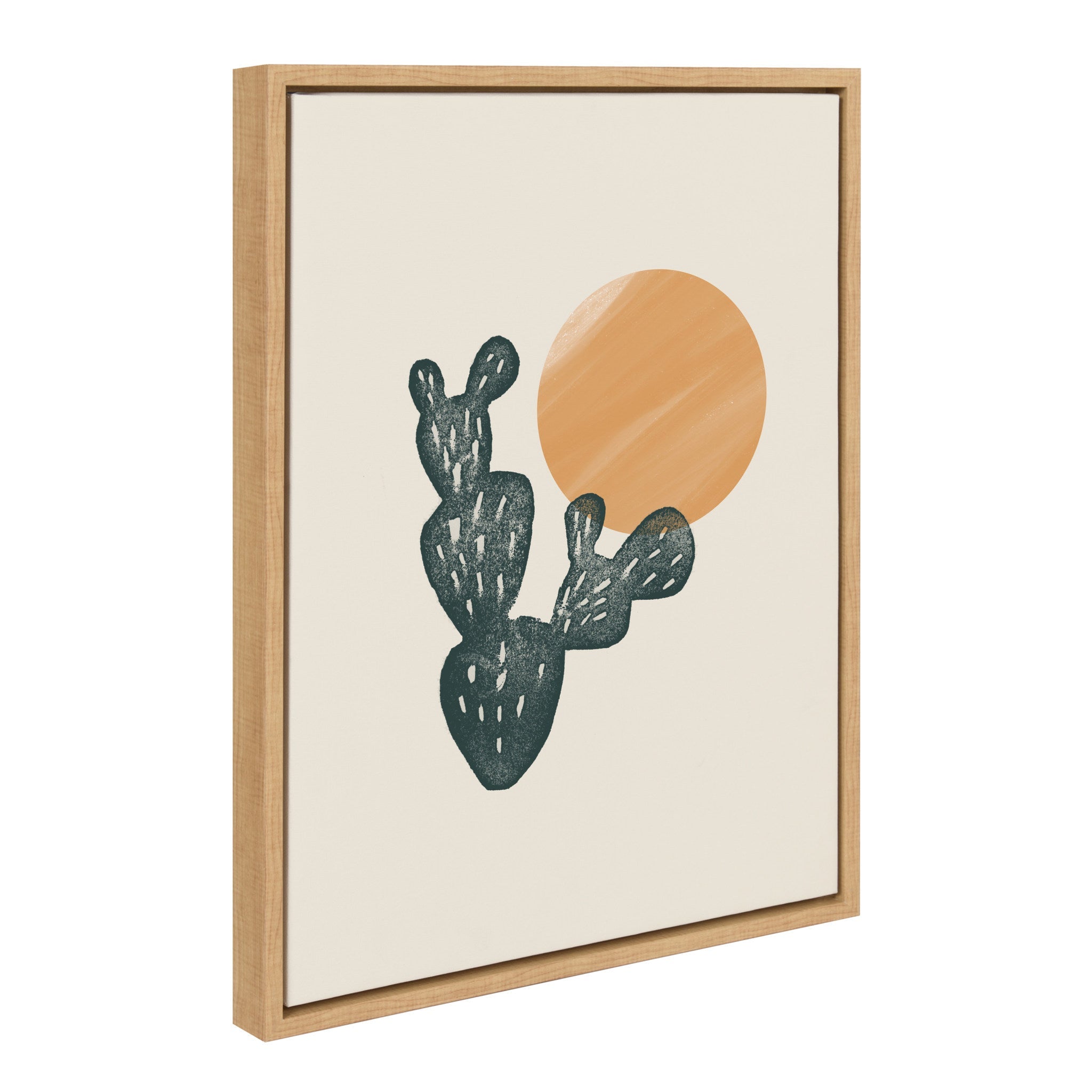Sylvie Desert Sand Framed Canvas by kateandlaurel - product image 2 for Resin Society