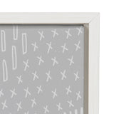 Sylvie Dino at the Park 2 Framed Canvas by Molly Fabiano, White 18x24 by kateandlaurel - product image 3 for Resin Society