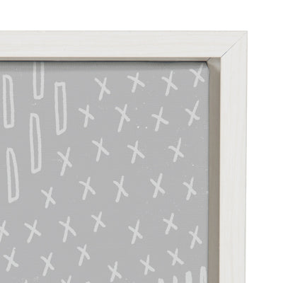 Sylvie Dino at the Park 2 Framed Canvas by Molly Fabiano, White 18x24 by kateandlaurel - product image 3 for Resin Society