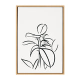 Sylvie Botanical Sketch Print No 1 Framed Canvas by kateandlaurel - product image 10 for Resin Society