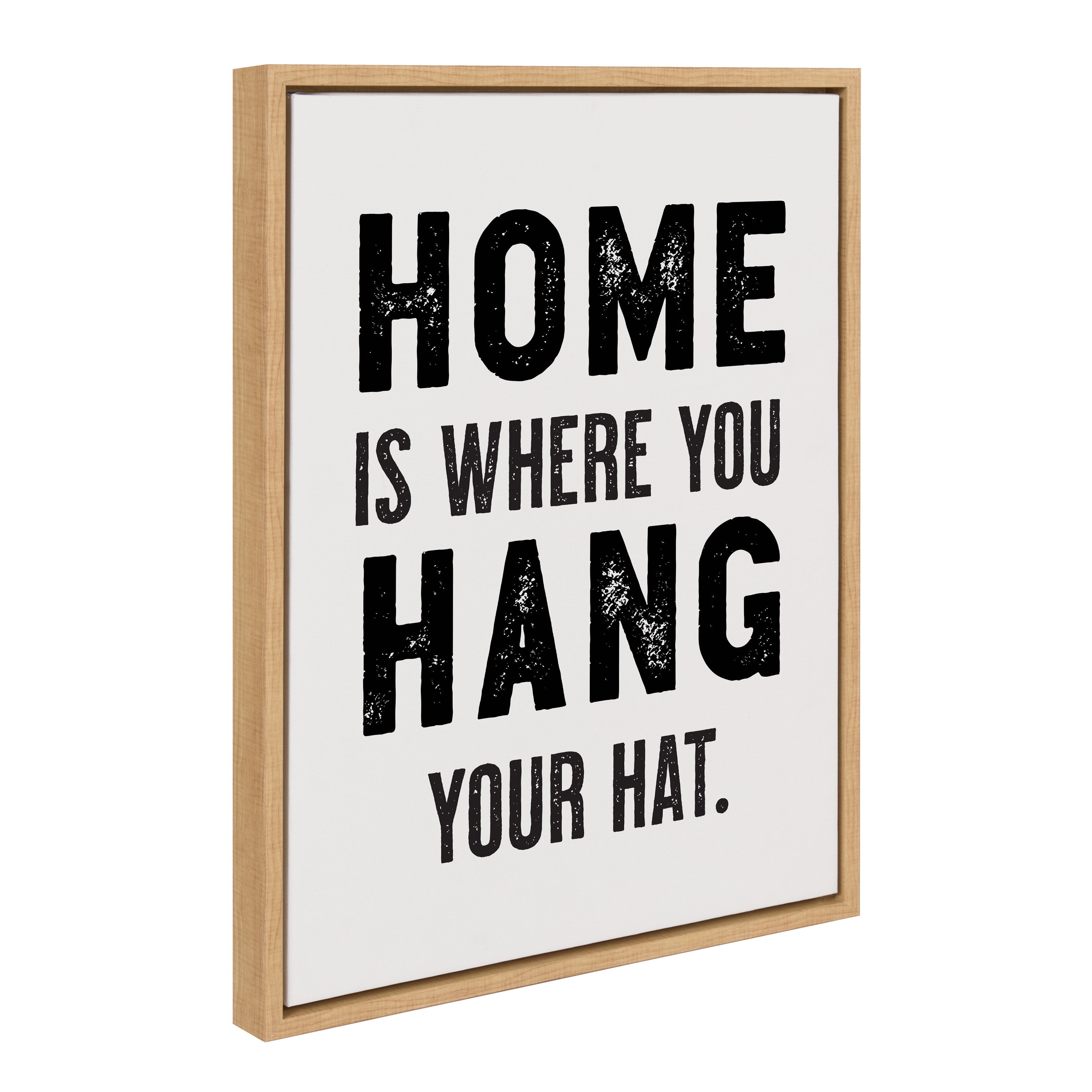 Sylvie Home Hat Framed Canvas by The Whiskey Ginger