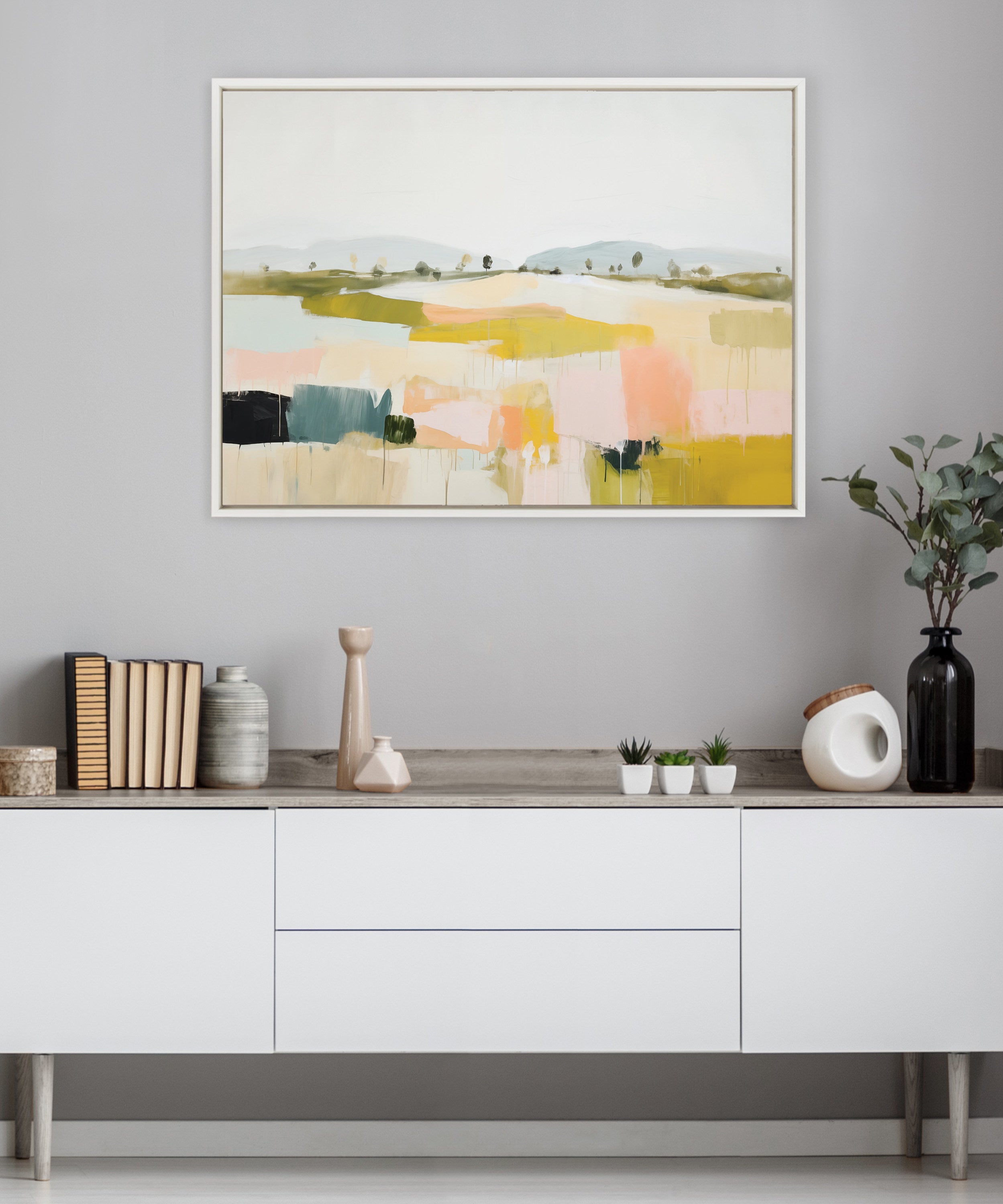 Sylvie Quaint Vista I Framed Canvas by Amy Lighthall