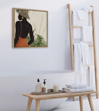 Sylvie So So Tropical Framed Canvas by kateandlaurel - product image 10 for Resin Society